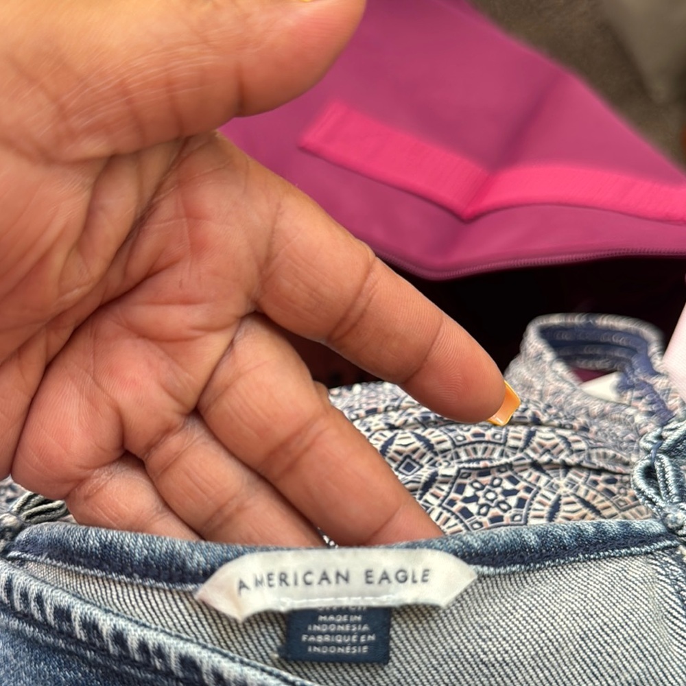 American Eagle Outfitters Blue Denim Dress - Picture 4 of 4